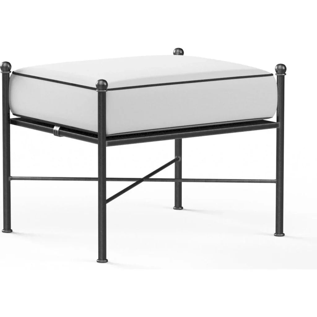 Provence Sunbrella Outdoor Ottoman -- view 7