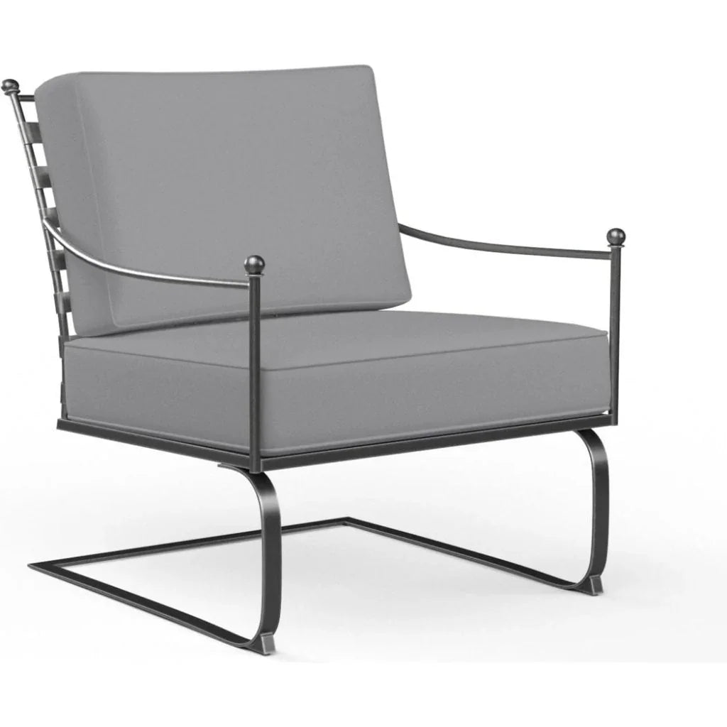 Provence Sunbrella Rocking Outdoor Club Chair 2PC -- view 11