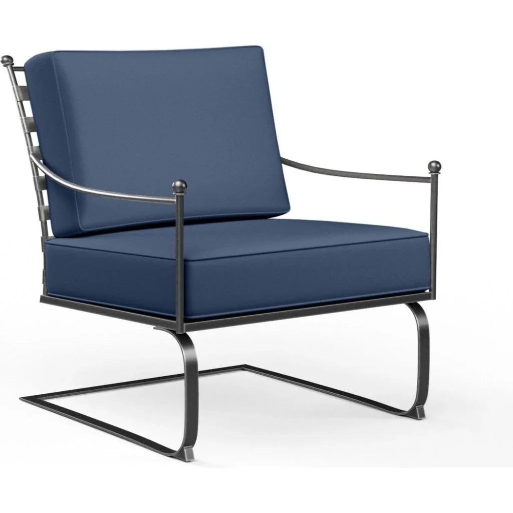 Provence Sunbrella Rocking Outdoor Club Chair 2PC -- view 7
