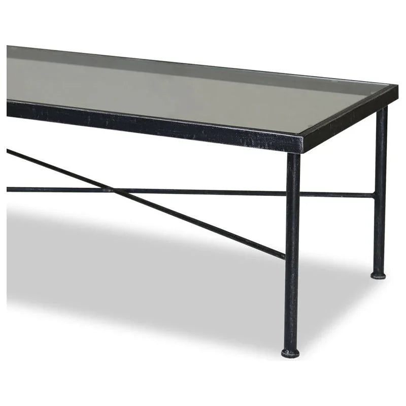 Provence Wrought Iron Outdoor Coffee Table -- view 4