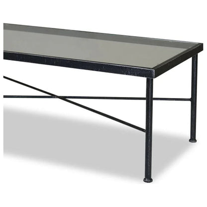 Provence Wrought Iron Outdoor Coffee Table -- view 4