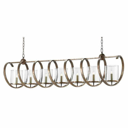 Pyrite Bronze Maximus Grande Chandelier Chandeliers Sideboards and Things By Currey & Co