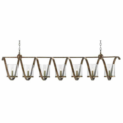 Pyrite Bronze Maximus Grande Chandelier Chandeliers Sideboards and Things By Currey & Co