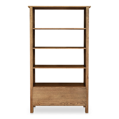 Caroline Warm Brown Solid Oak Etagere