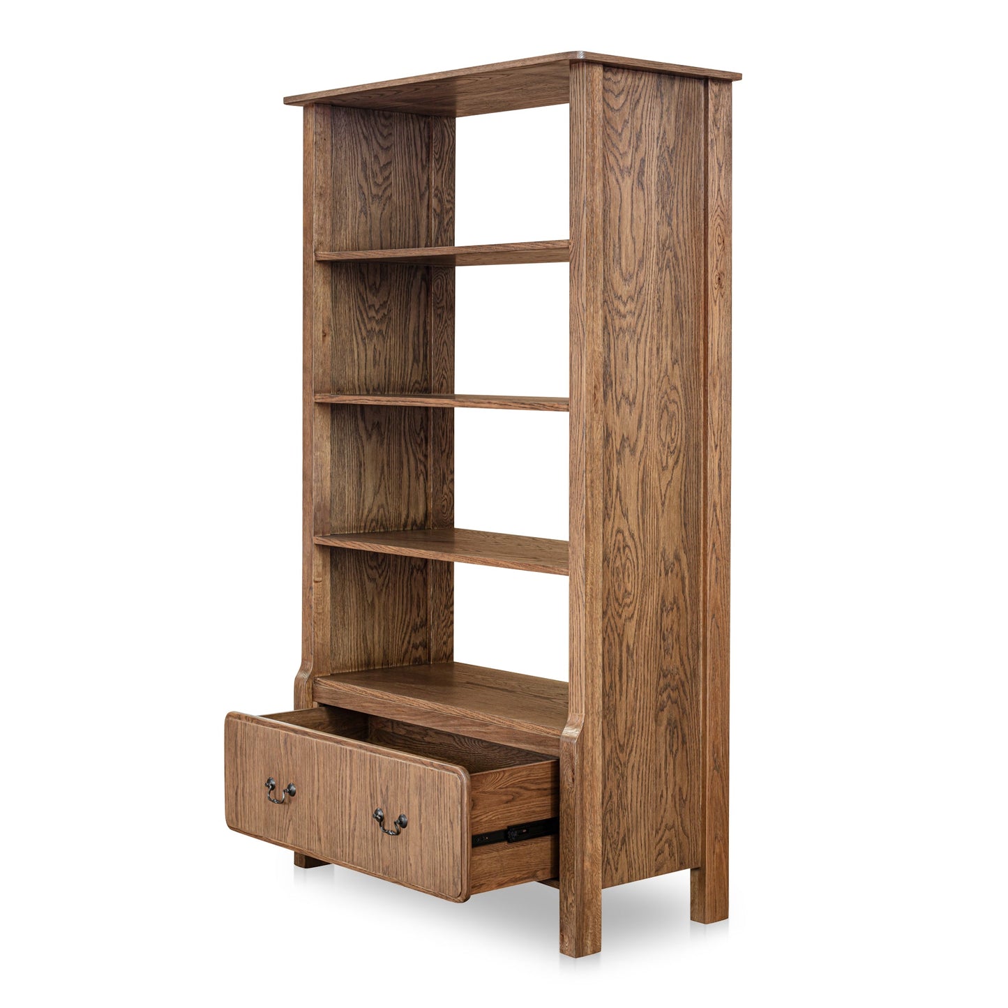 Caroline Warm Brown Solid Oak Etagere