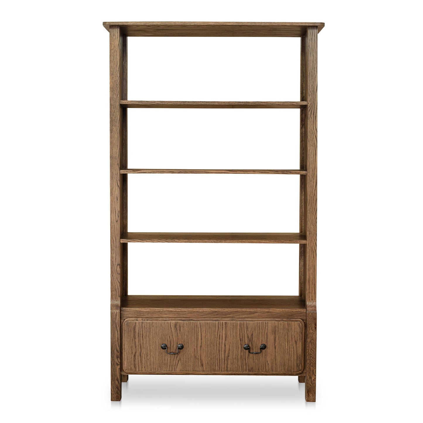 Caroline Warm Brown Solid Oak Etagere