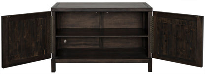 Quadrant 2 Door Sideboard, Ebony Walnut-Sideboards-Noir-Sideboards and Things