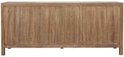 Quadrant Wood Sideboard With 3 Doors-Sideboards-Noir-Sideboards and Things