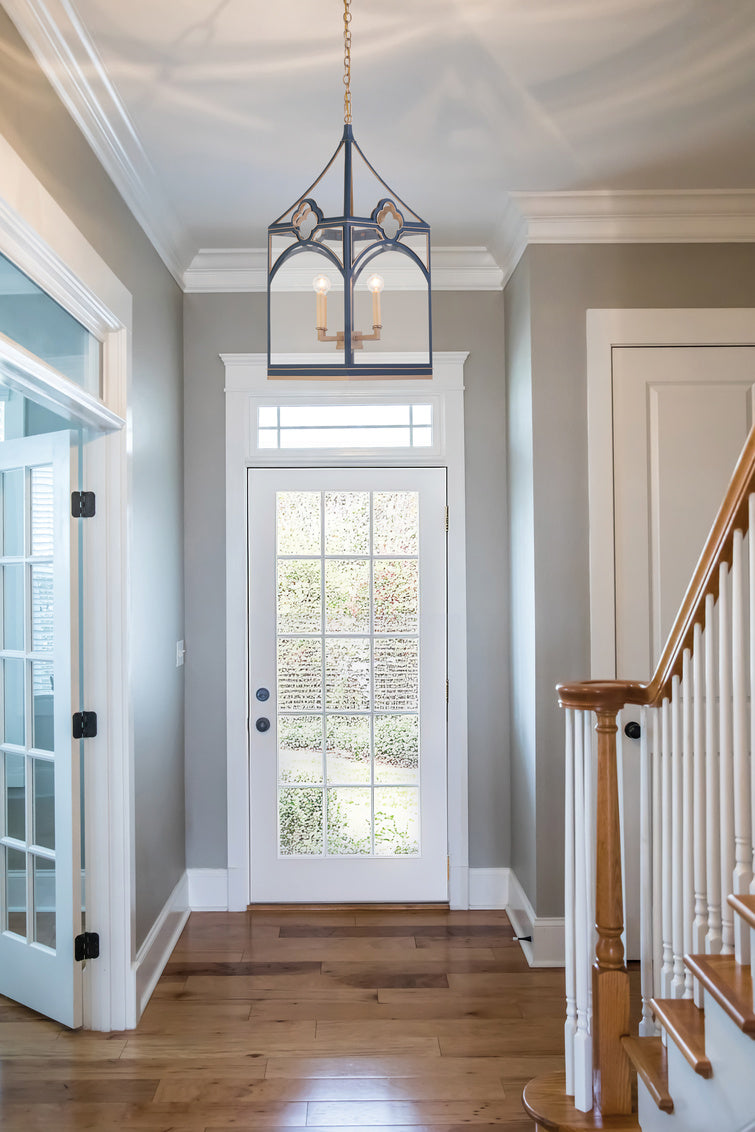 Quatrefoil Quatrefoil Shape Metal Lantern-Lanterns-Chelsea House-LOOMLAN