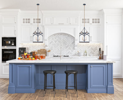 Quatrefoil Quatrefoil Shape Metal Lantern-Lanterns-Chelsea House-LOOMLAN