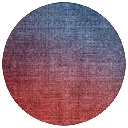 Addison Rugs Quiet Current Blue Washable Indoor-Outdoor Rug