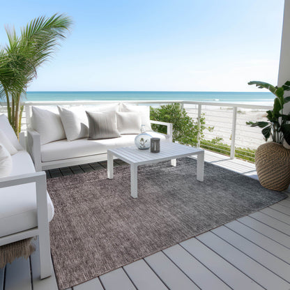 Addison Rugs Quiet Current Grey Washable Indoor-Outdoor Rug