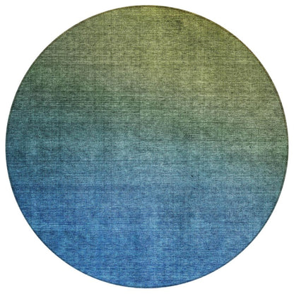 Addison Rugs Quiet Current Olive Washable Indoor-Outdoor Rug