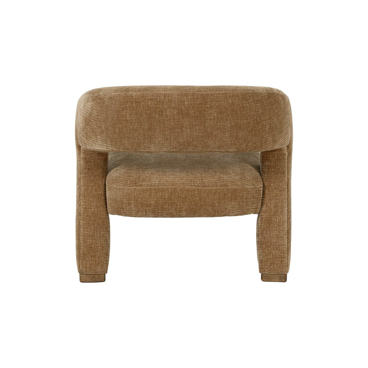 LH Home Quinn Brown Fabric Club Chair