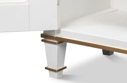 Louis XVI Three Doors Wood Sideboard