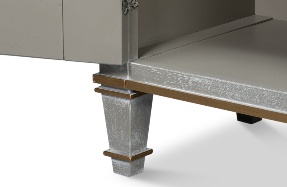 Louis XVI Three Doors Wood Sideboard