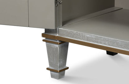 Louis XVI Three Doors Wood Sideboard