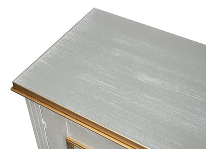 Louis XVI Three Doors Wood Sideboard