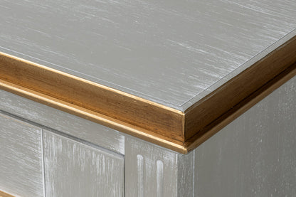 Louis XVI Three Doors Wood Sideboard