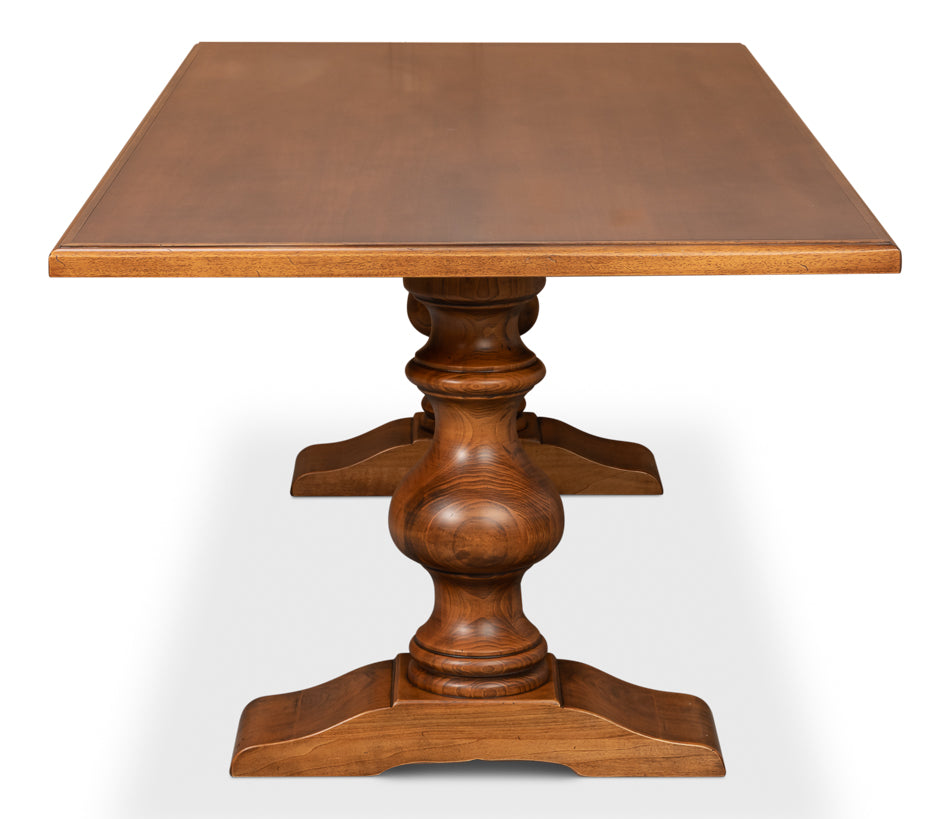 Lionisio Trestle Wood Dining Table