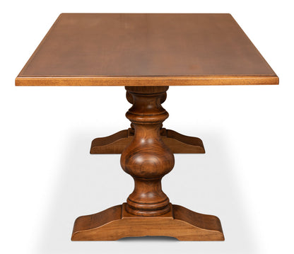 Lionisio Trestle Wood Dining Table
