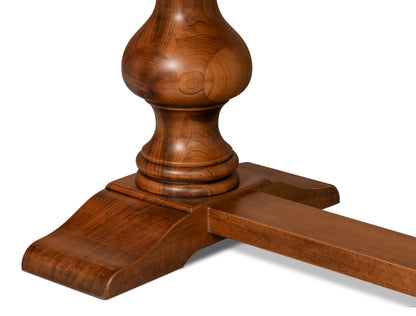 Lionisio Trestle Wood Dining Table