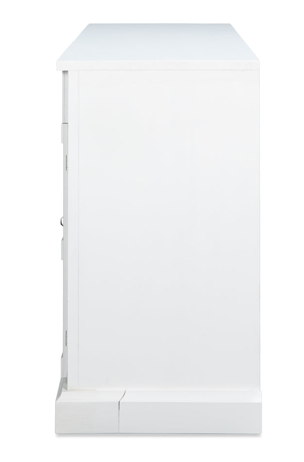 Sarreid Center Four Doors White Sideboard