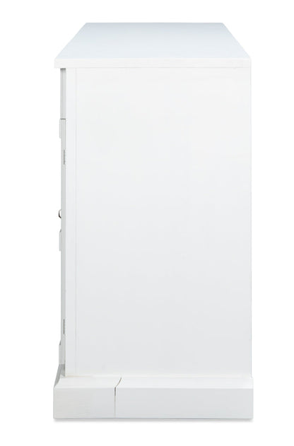 Sarreid Center Four Doors White Sideboard