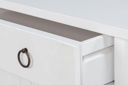 Sarreid Center Four Doors White Sideboard