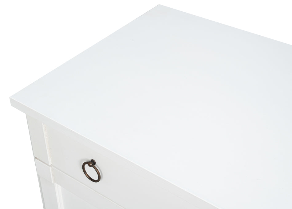 Sarreid Center Four Doors White Sideboard