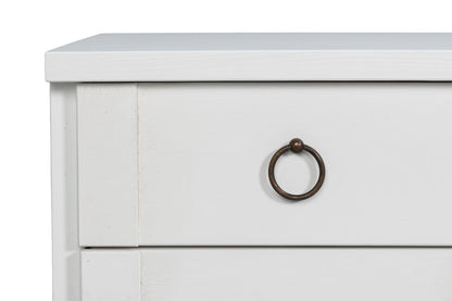 Sarreid Center Four Doors White Sideboard