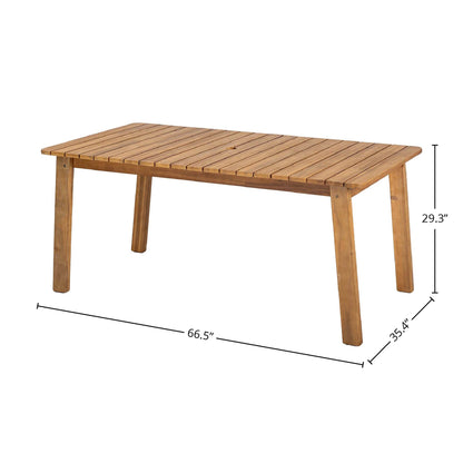 LH Home Riviera Wooden Outdoor Dining Table