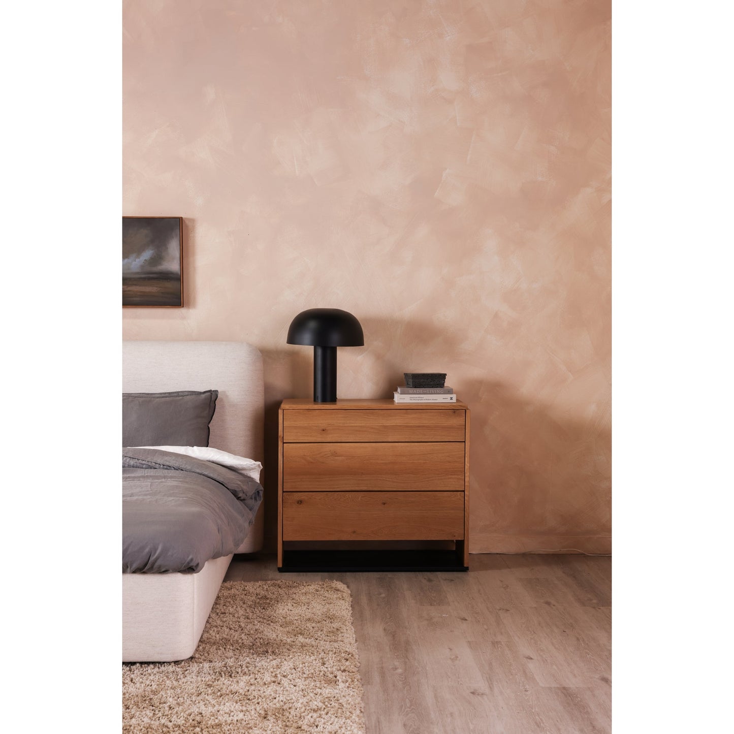 Samara Wood Cream Bed