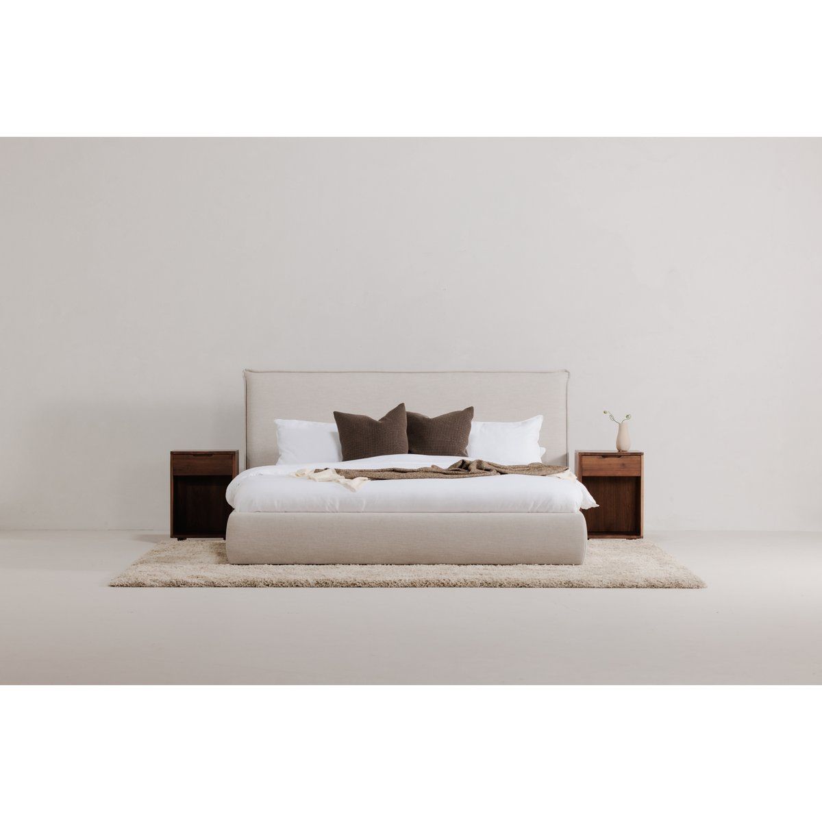 Luzon Linen Fabric Bed Frame