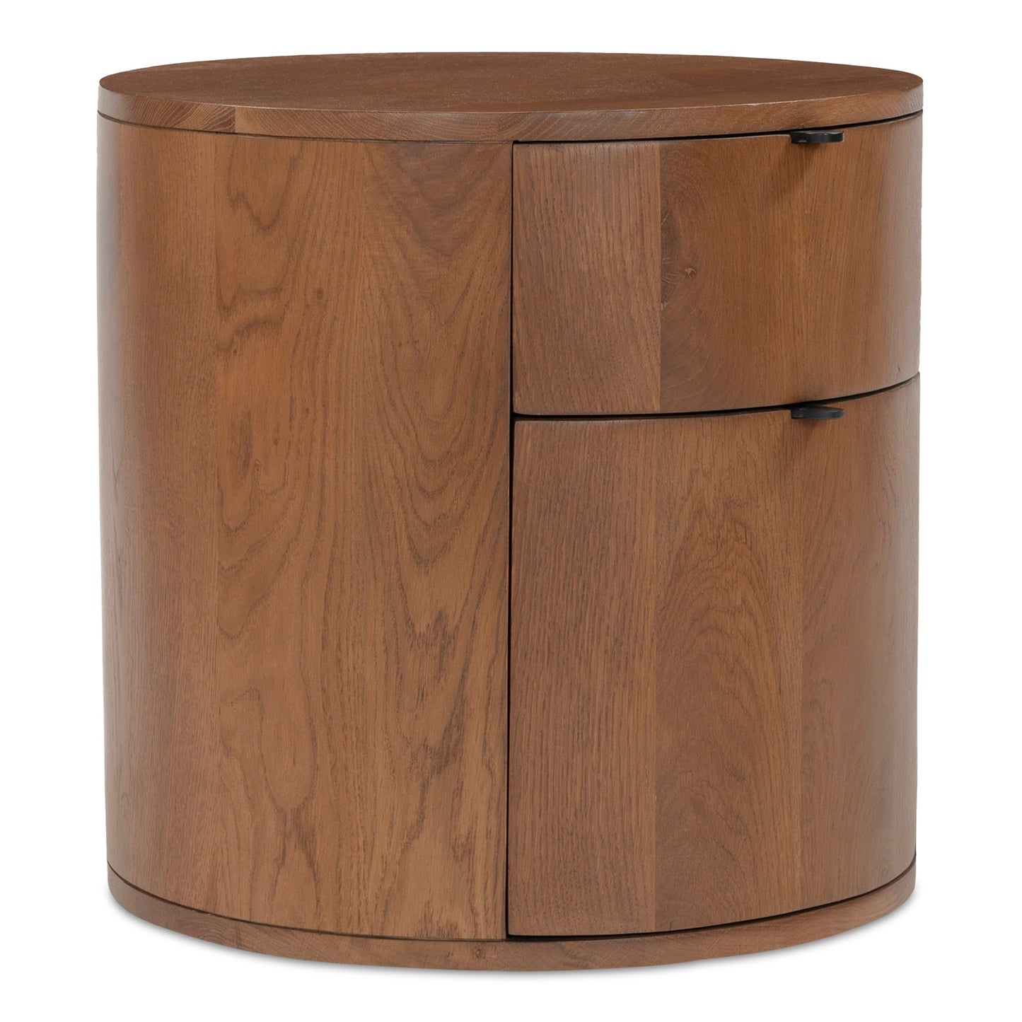 Theo Wood Two Drawer Nightstand