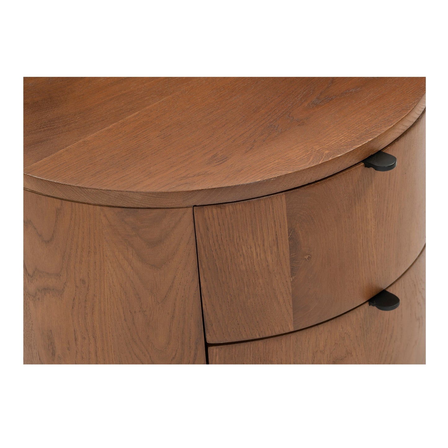 Theo Wood Two Drawer Nightstand