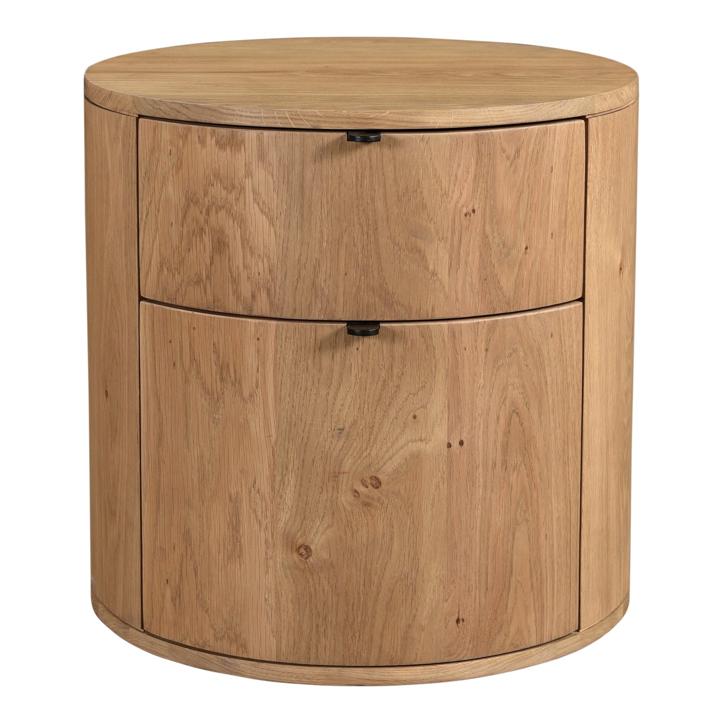 Theo Wood Two Drawer Nightstand