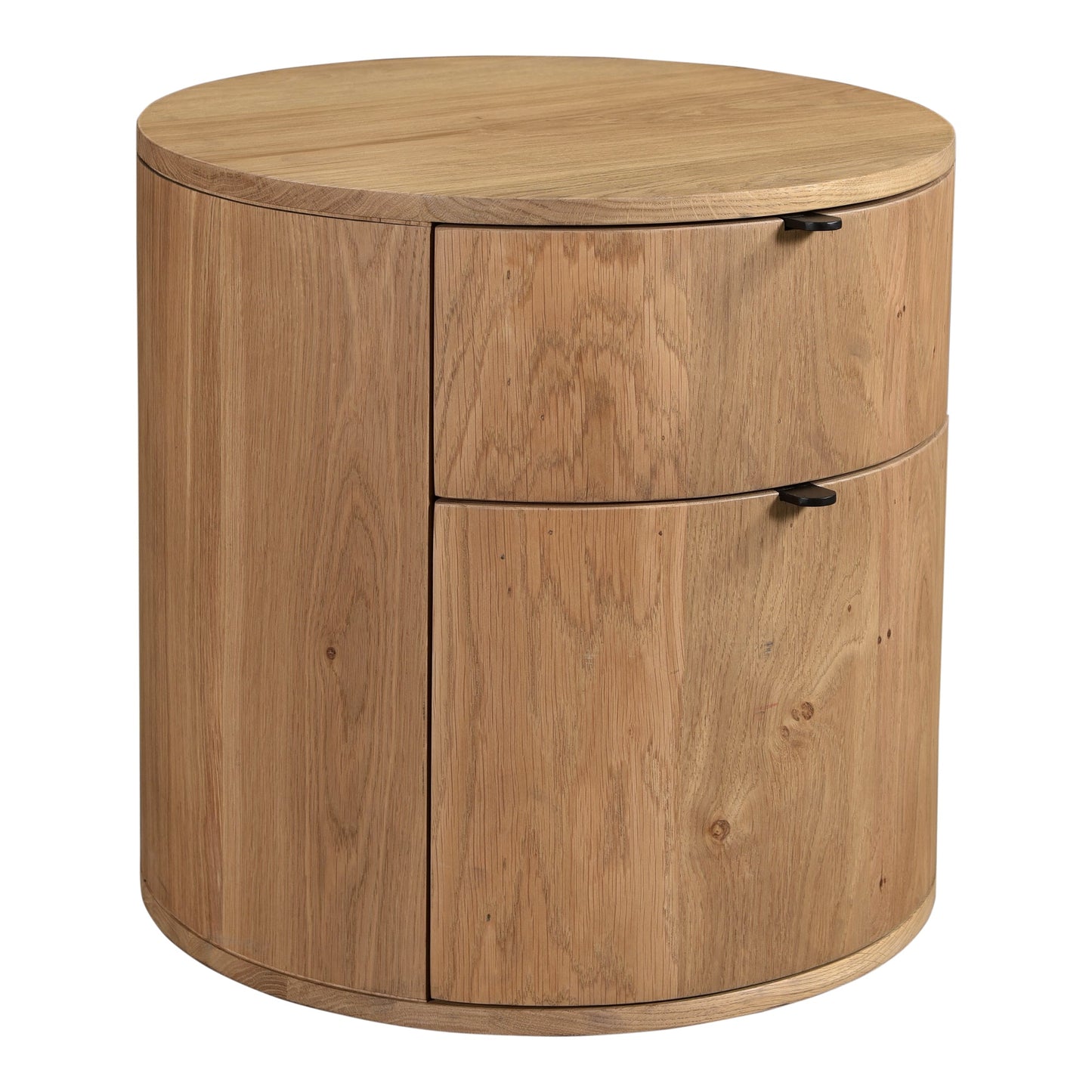 Theo Wood Two Drawer Nightstand