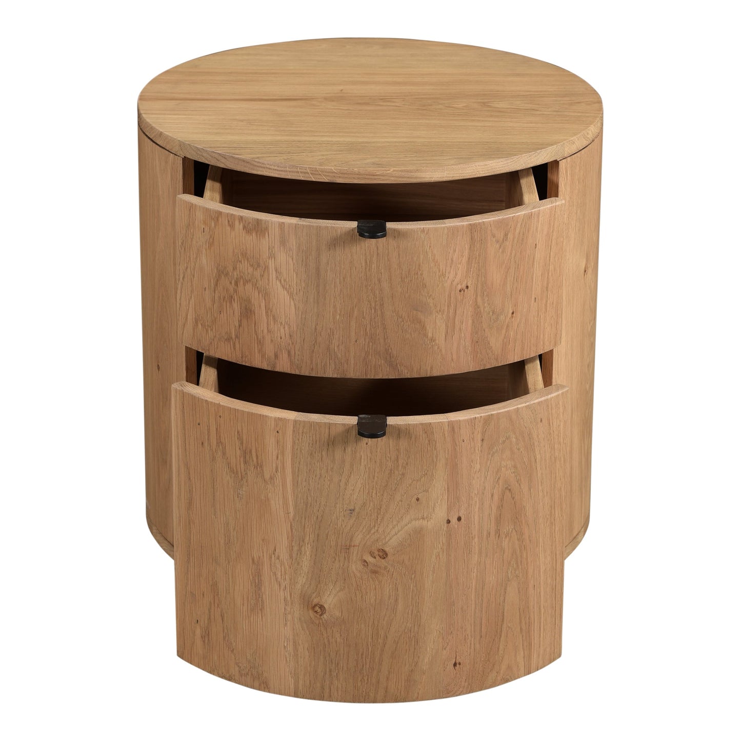 Theo Wood Two Drawer Nightstand