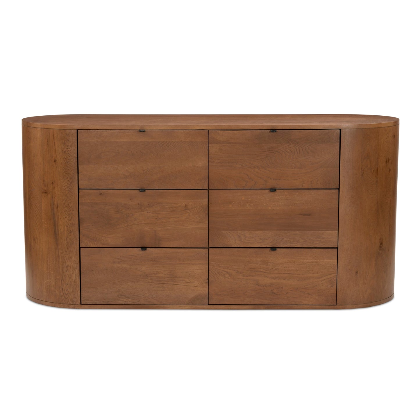 Theo Wood Brown 6 Drawer Dresser