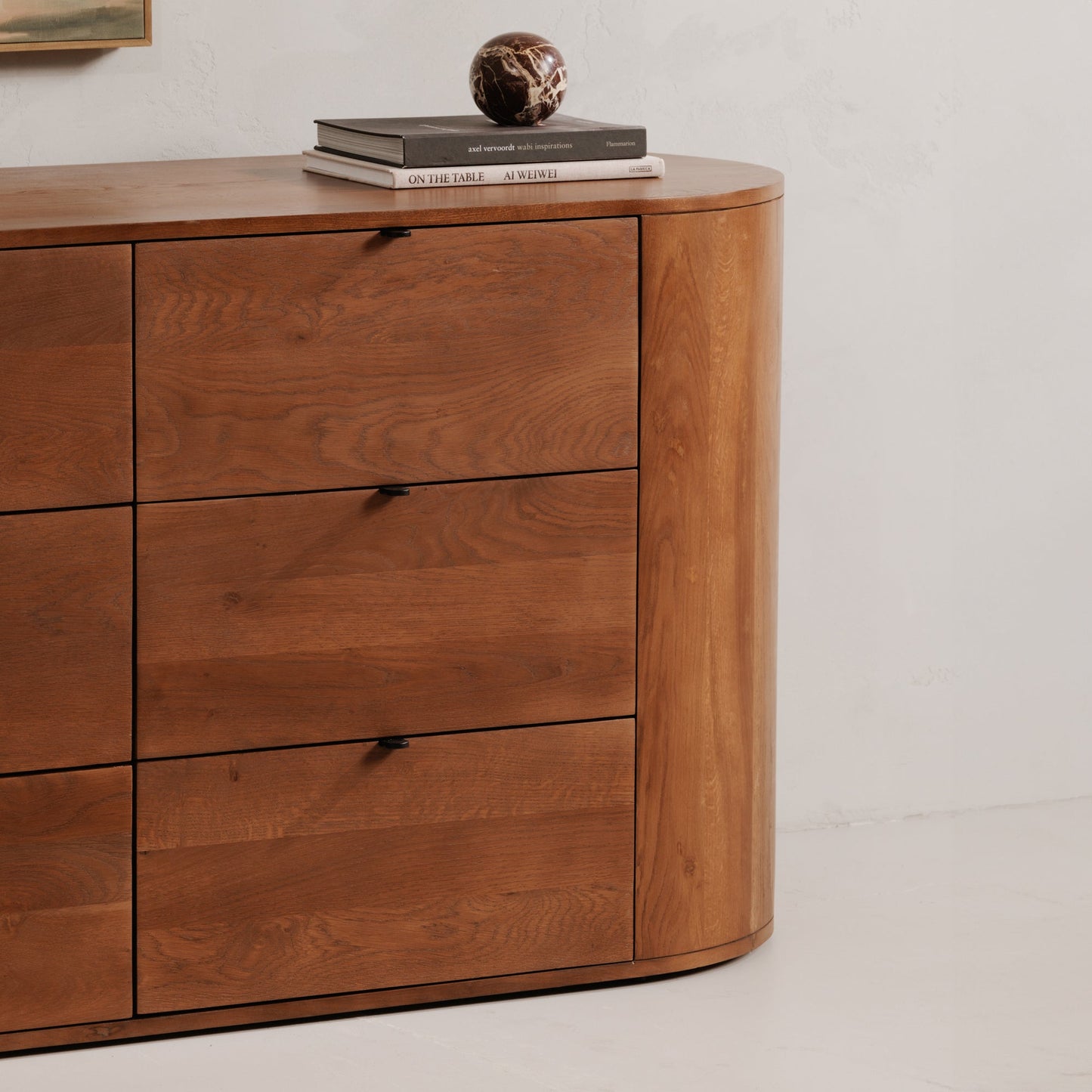 Theo Wood Brown 6 Drawer Dresser