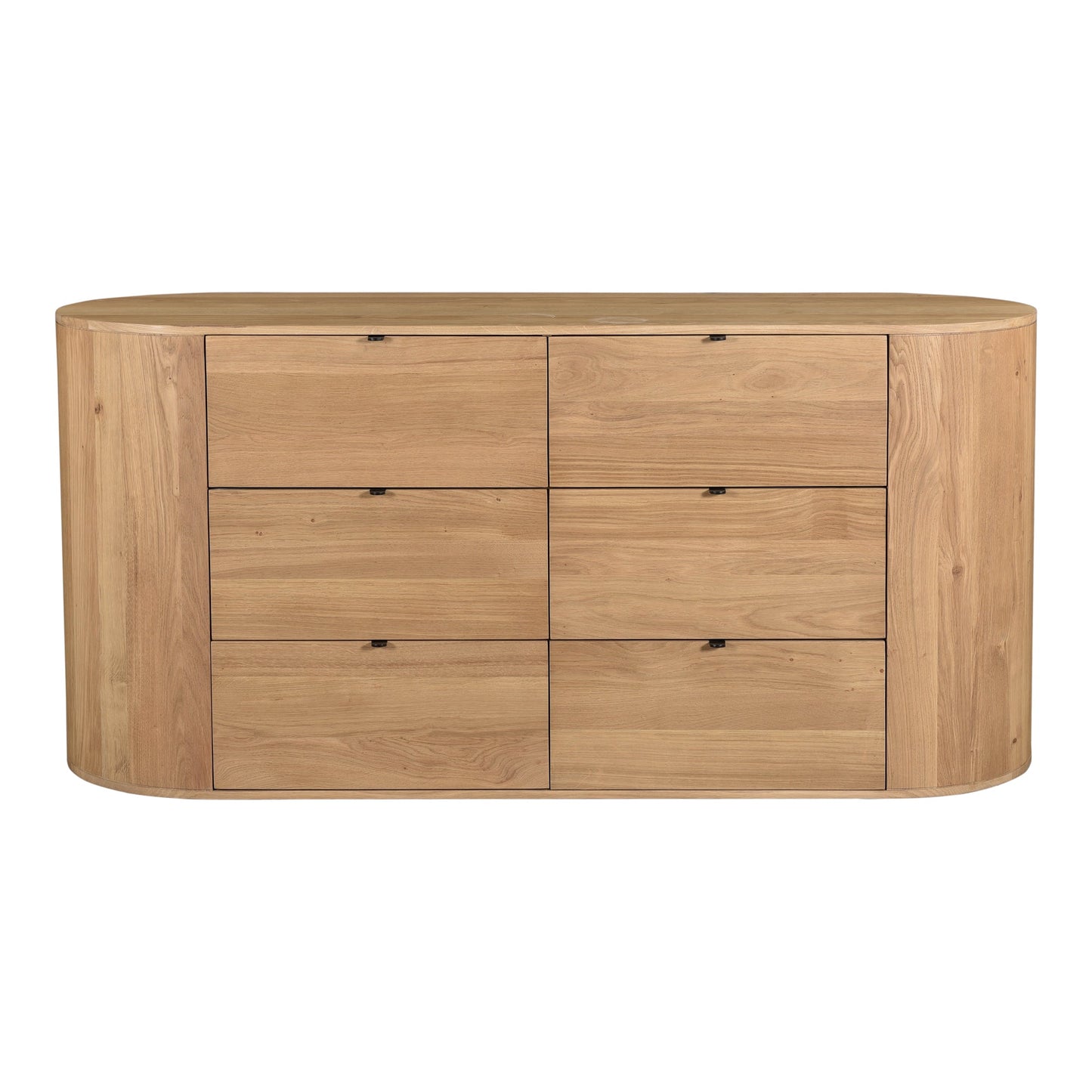 Theo Wood Brown 6 Drawer Dresser