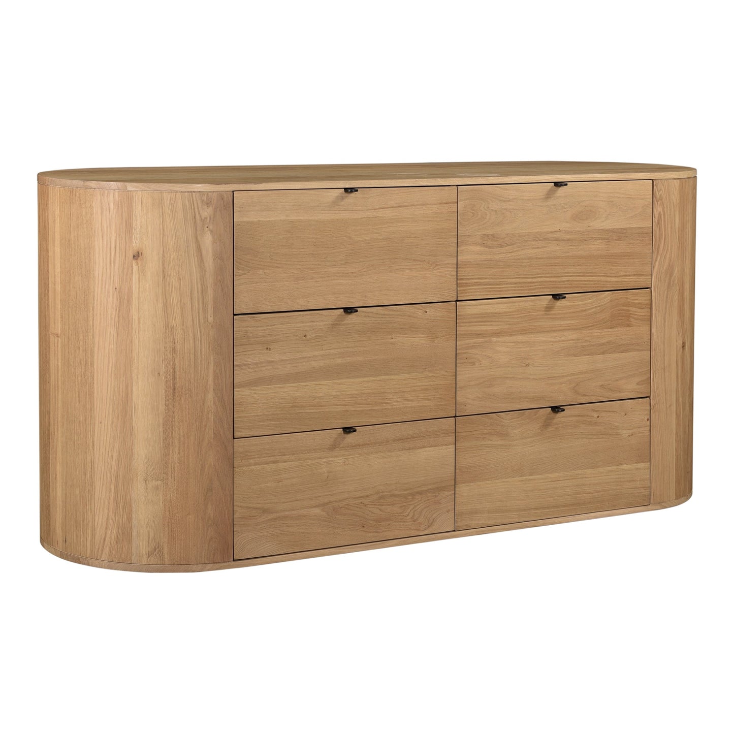 Theo Wood Brown 6 Drawer Dresser