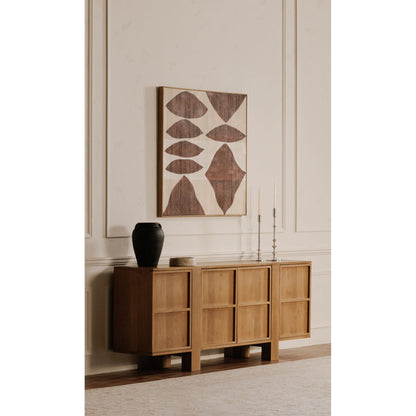 Henley Brown Solid Oak Ample Storage Sideboard