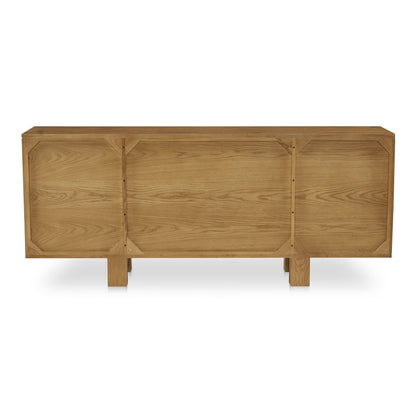 Henley Brown Solid Oak Ample Storage Sideboard