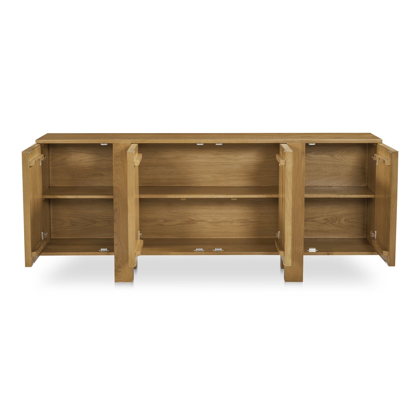 Henley Brown Solid Oak Ample Storage Sideboard