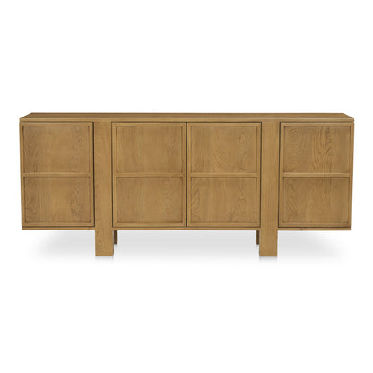 Henley Brown Solid Oak Ample Storage Sideboard