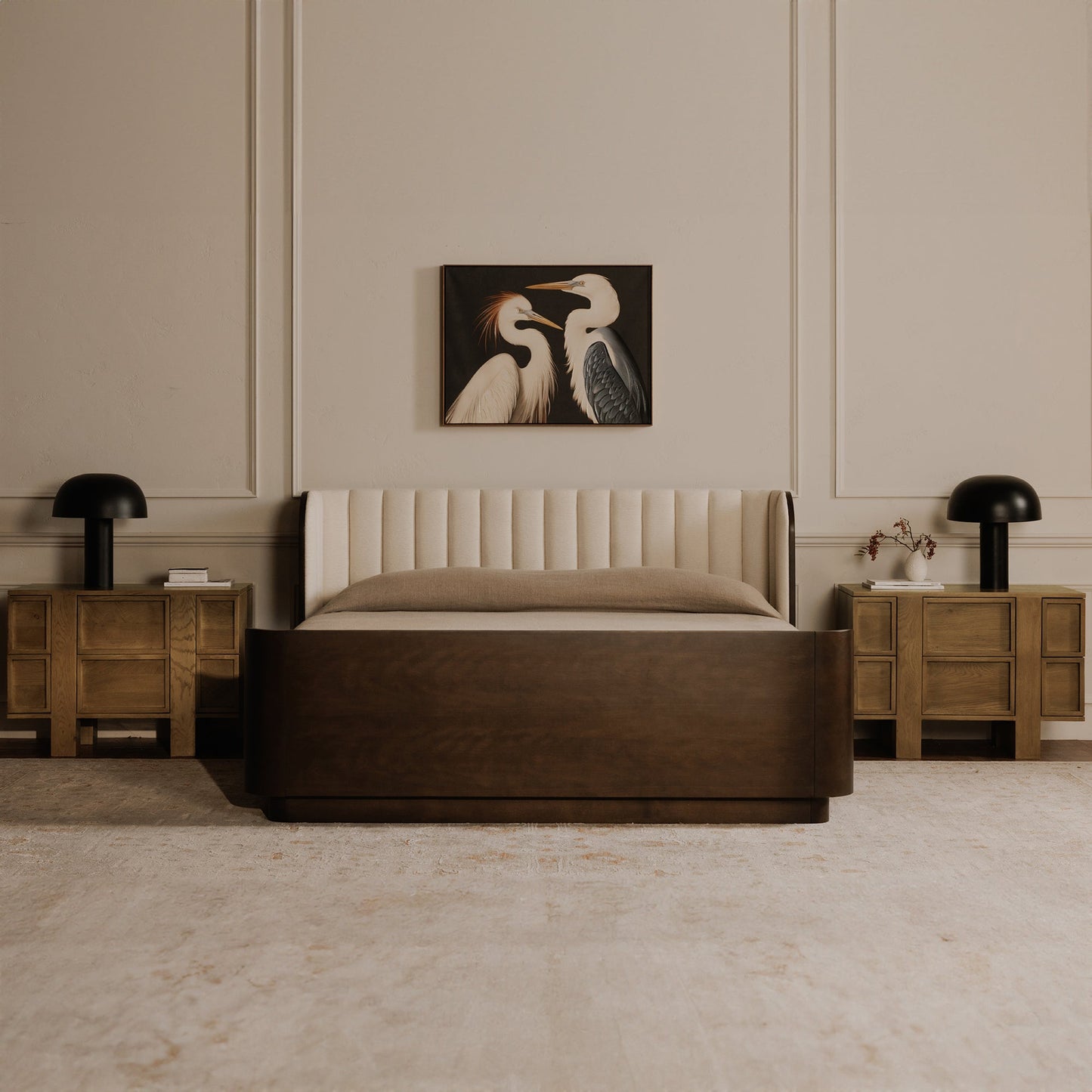 Henley Brown Solid Oak Drawer Nightstand