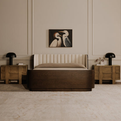 Henley Brown Solid Oak Drawer Nightstand