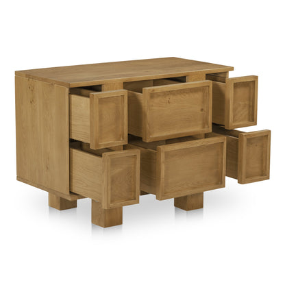 Henley Brown Solid Oak Drawer Nightstand